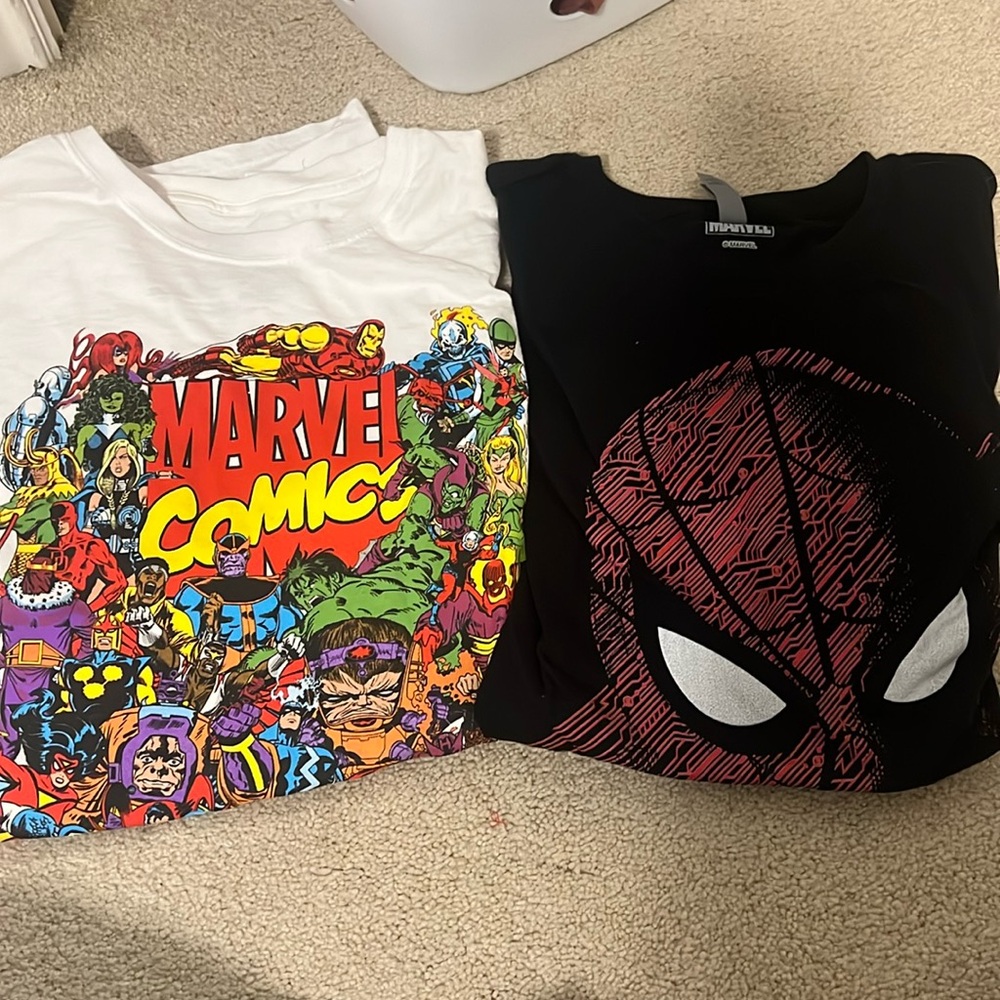 Marvel 2-Pk Shirts. Size XL Men’s.